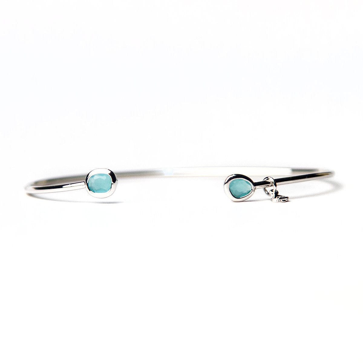 TAI JEWELRY Bracelet SILVER- MINT Mini Glass Cuff Bracelet