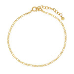 TAI JEWELRY Bracelet Gold Petite Figaro Chain Bracelet