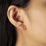 TAI JEWELRY Earrings Coral Flower Cluster Studs