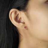 TAI JEWELRY Earrings Simple Glass Studs