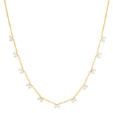TAI JEWELRY Necklace Chain with Tiny Pearl Stations