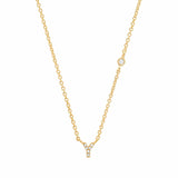 TAI JEWELRY Necklace Gold / Y CZ Initial Necklace